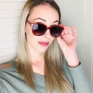 KOMONO The Renee Scarlet Red Sunglasses NEW UV400